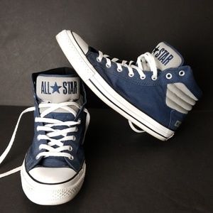 Converse Navy and White All Star Sneakers